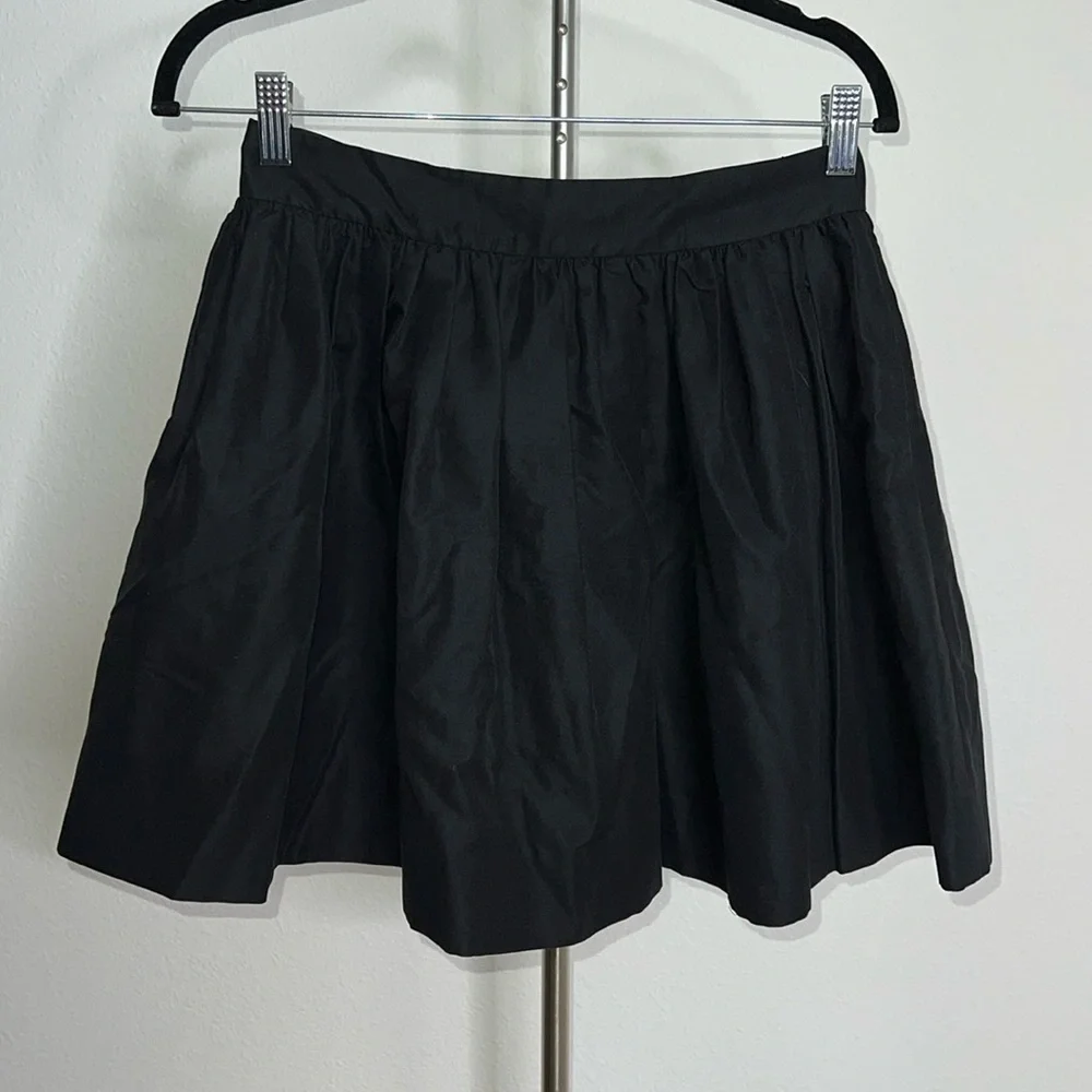 Kate Spade A-Line Cotton Silk Blend Skirt